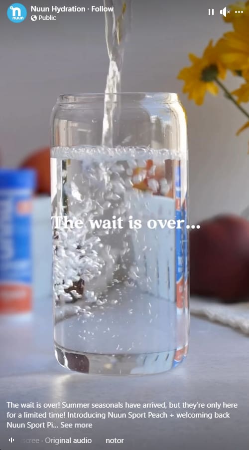 facebook reels example