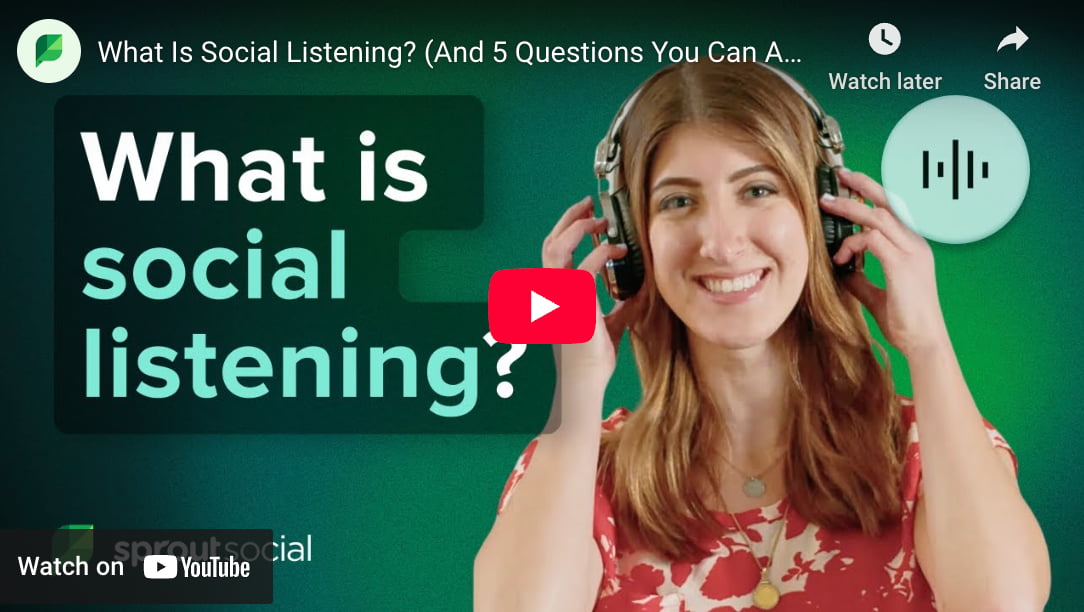 Social listening video thumbnail