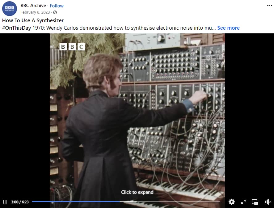 Facebook video example