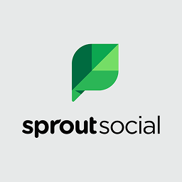 The Sprout Social logo, symbolizing the platform that utilizes AI to optimize social media workflows, as described in the linked article.